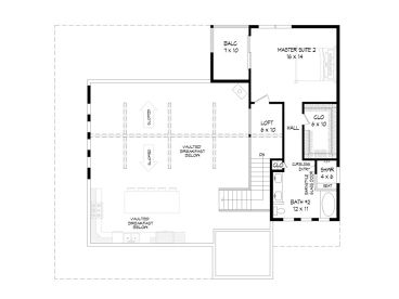 2nd Floor Plan, 062H-0342