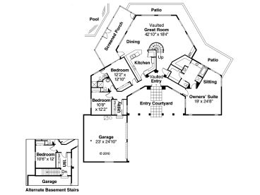 1st Floor Plan, 051H-0200