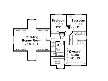 2nd Floor Plan, 051H-0132 