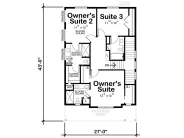 2nd Floor Plan, 031H-0513