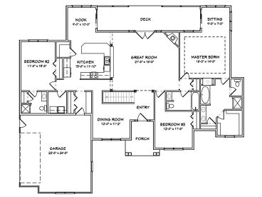 Floor Plan, 048H-0025