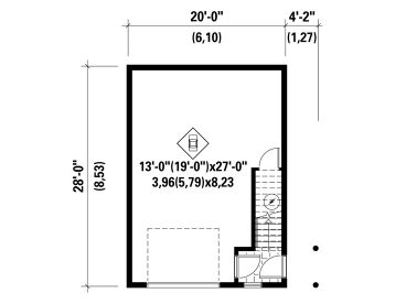 1st Floor Plan, 072G-0033