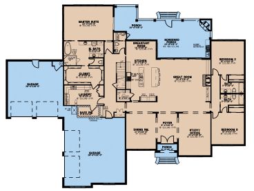 1st Floor Plan, 074H-0177