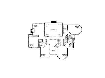 2nd Floor Plan, 057H-0009