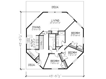 Floor Plan, 022H-0014