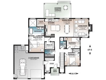 Floor Plan, 027H-0520