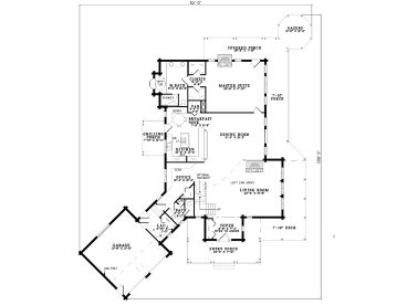 1st Floor Plan, 025L-0034