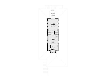 2nd Floor Plan, 052H-0138