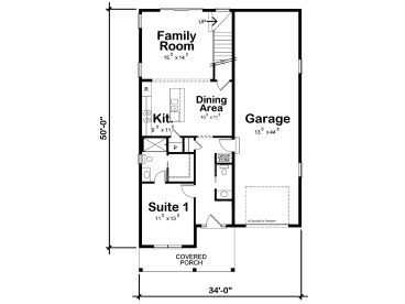 1st Floor Plan, 031H-0512