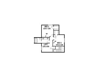 2nd Floor Plan, 013M-0016