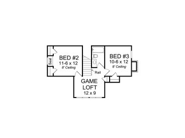 2nd Floor Plan, 059H-0137