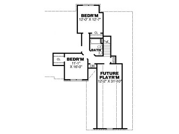 2nd Floor Plan, 011H-0035
