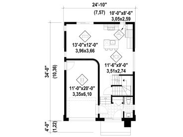 1st Floor Plan, 072H-0261