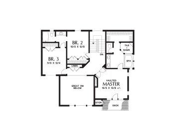 2nd Floor Plan, 034H-0239
