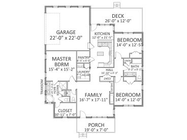 Floor Plan, 067H-0033
