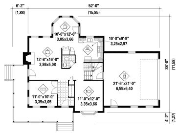 1st Floor Plan, 072H-0111