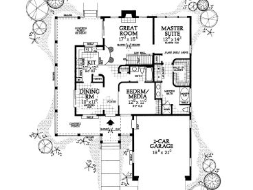 Floor Plan, 057H-0036