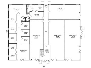 1st Floor Plan, 006C-0054