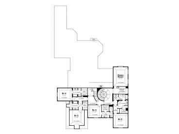 2nd Floor Plan, 031H-0233