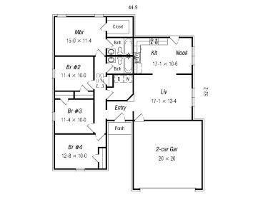Floor Plan, 061H-0031