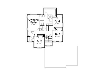 2nd Floor Plan, 031H-0387