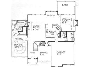 1st Floor Plan, 045H-0062