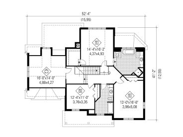 2nd Floor Plan, 072H-0241