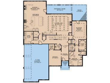 1st Floor Plan, 074H-0265