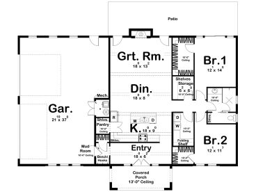 Floor Plan, 050H-0527