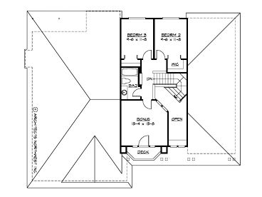 2nd Floor Plan, 035H-0052