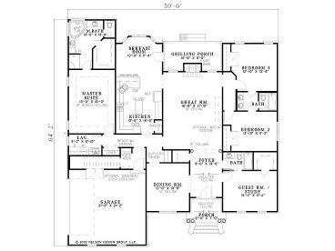 Floor Plan, 025H-0134