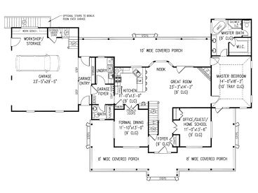 1st Floor Plan, 044H-0033