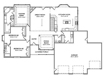 Floor Plan, 048H-0061