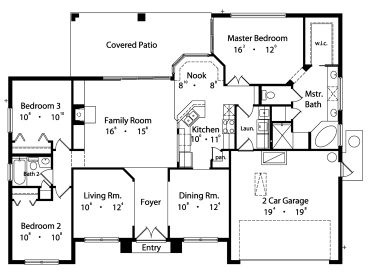 Floor Plan, 043H-0038