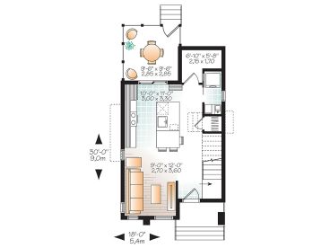 1st Floor Plan, 027H-0401