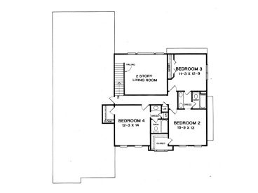 2nd Floor Plan, 019H-0090