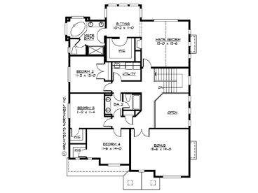 2nd Floor Plan, 035H-0059
