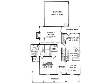 1st Floor Plan, 019H-0089