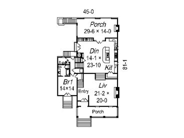 1st Floor Plan, 061H-0143