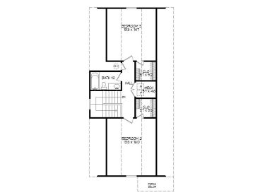 2nd Floor Plan, 062H-0020