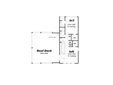 2nd Floor Plan, 062H-0198