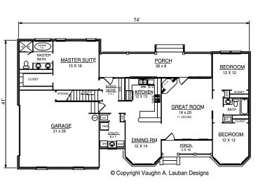 1st Floor Plan, 004H-0043