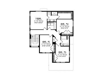 2nd Floor Plan, 020H-0469