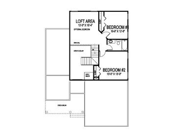2nd Floor Plan, 058H-0095