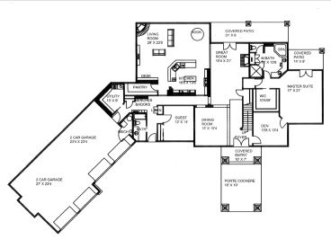 1st Floor Plan, 012H-0223
