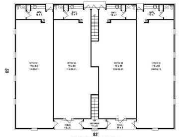 1st Floor Plan, 006C-0040
