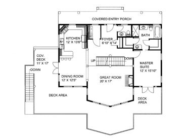 1st Floor Plan, 012H-0194