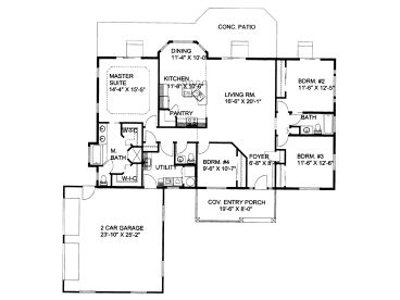 Floor Plan, 012H-0148