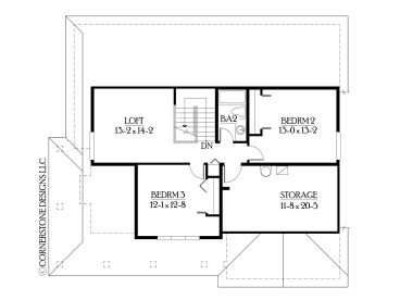 2nd Floor Plan, 035H-0004