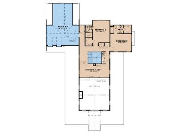 2nd Floor Plan, 074H-0202